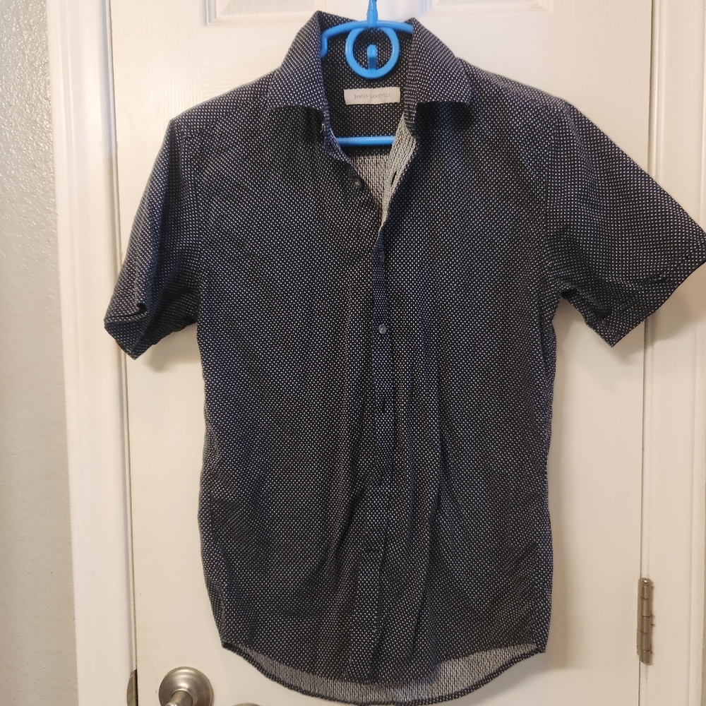 James Campbell dot shirt size s